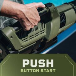 Green Machine 62-Volt 113-MPH 600-CFM Battery Lithium-Ion Brushless Cordless Handheld Leaf Blower GMLB6202