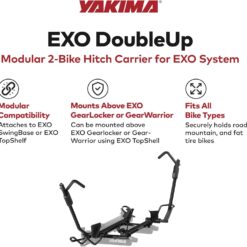 Yakima EXO DoubleUp 2-Bike Hitch Rack