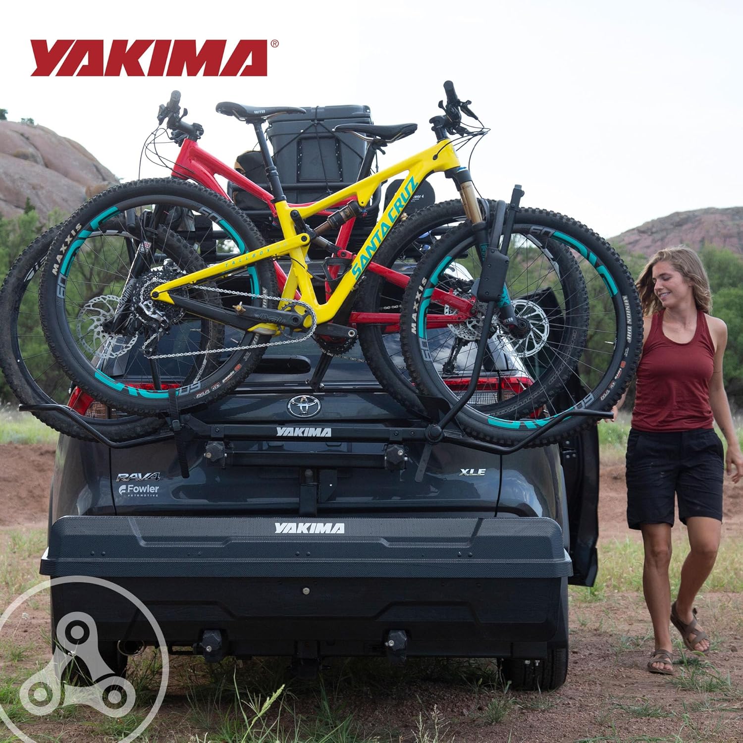 Yakima EXO DoubleUp 2-Bike Hitch Rack