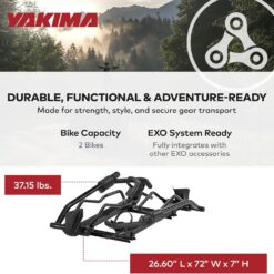 Yakima EXO DoubleUp 2-Bike Hitch Rack