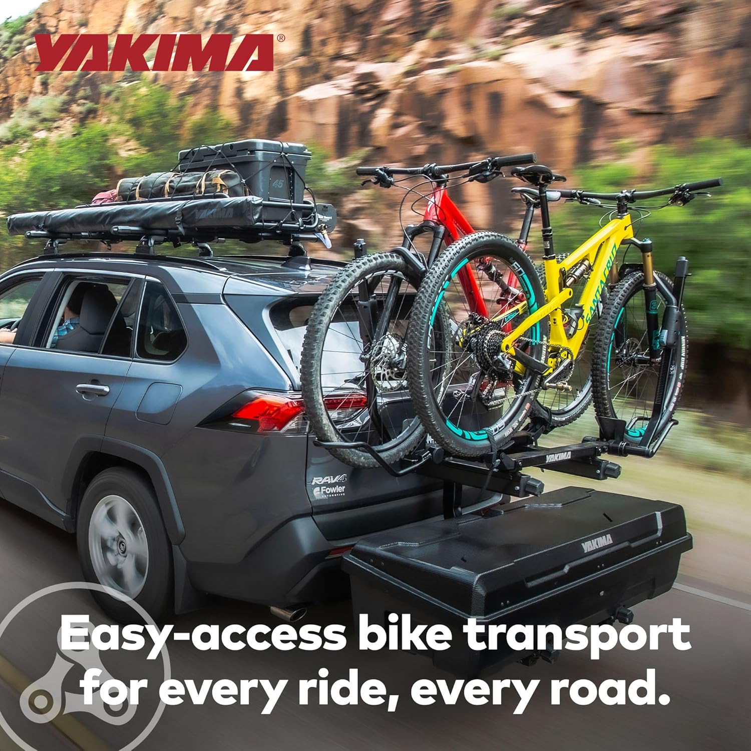 Yakima EXO DoubleUp 2-Bike Hitch Rack