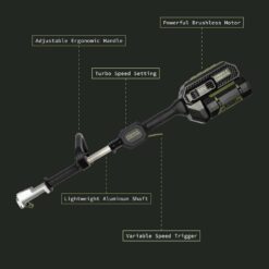 Green Machine 62-Volt Cordless Multitool Power Head with 2.5Ah Battery and Charger GMMT6200-PH