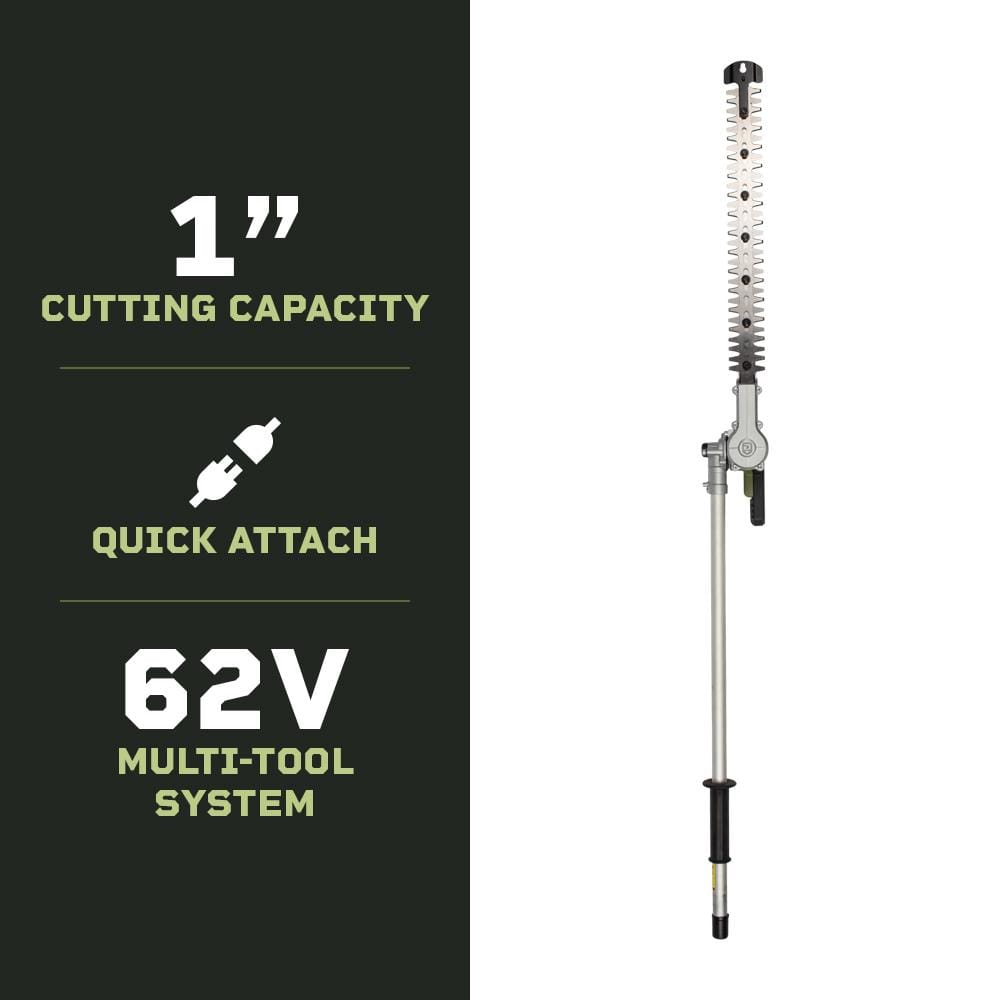Green Machine 20 in. Hedge Trimmer Attachment for Multitool Power Head GMMT6200-HTA