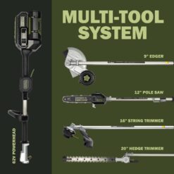 Green Machine 20 in. Hedge Trimmer Attachment for Multitool Power Head GMMT6200-HTA