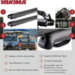 Yakima - HD Bar, Heavy Duty Crossbar, Large (68