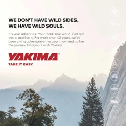 Yakima LoadWarrior Medium Sized Heavy Duty Steel Cargo Basket Roof Rack with Universal Mounting Hardware for All Yakima StreamLine Crossbars, Black
