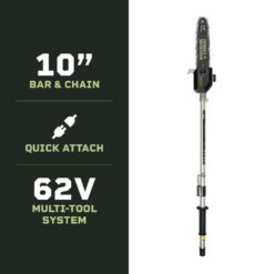 Green Machine 10 in. Pole Saw Attachment for Multitool Power Head GMMT6200-PSA