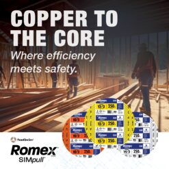 Southwire 25-ft 6 / 2 / Romex SIMpull Stranded Indoor CU NM-B W/G Individual pack ( By-the-roll )
