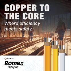 Southwire 25-ft 6 / 2 / Romex SIMpull Stranded Indoor CU NM-B W/G Individual pack ( By-the-roll )