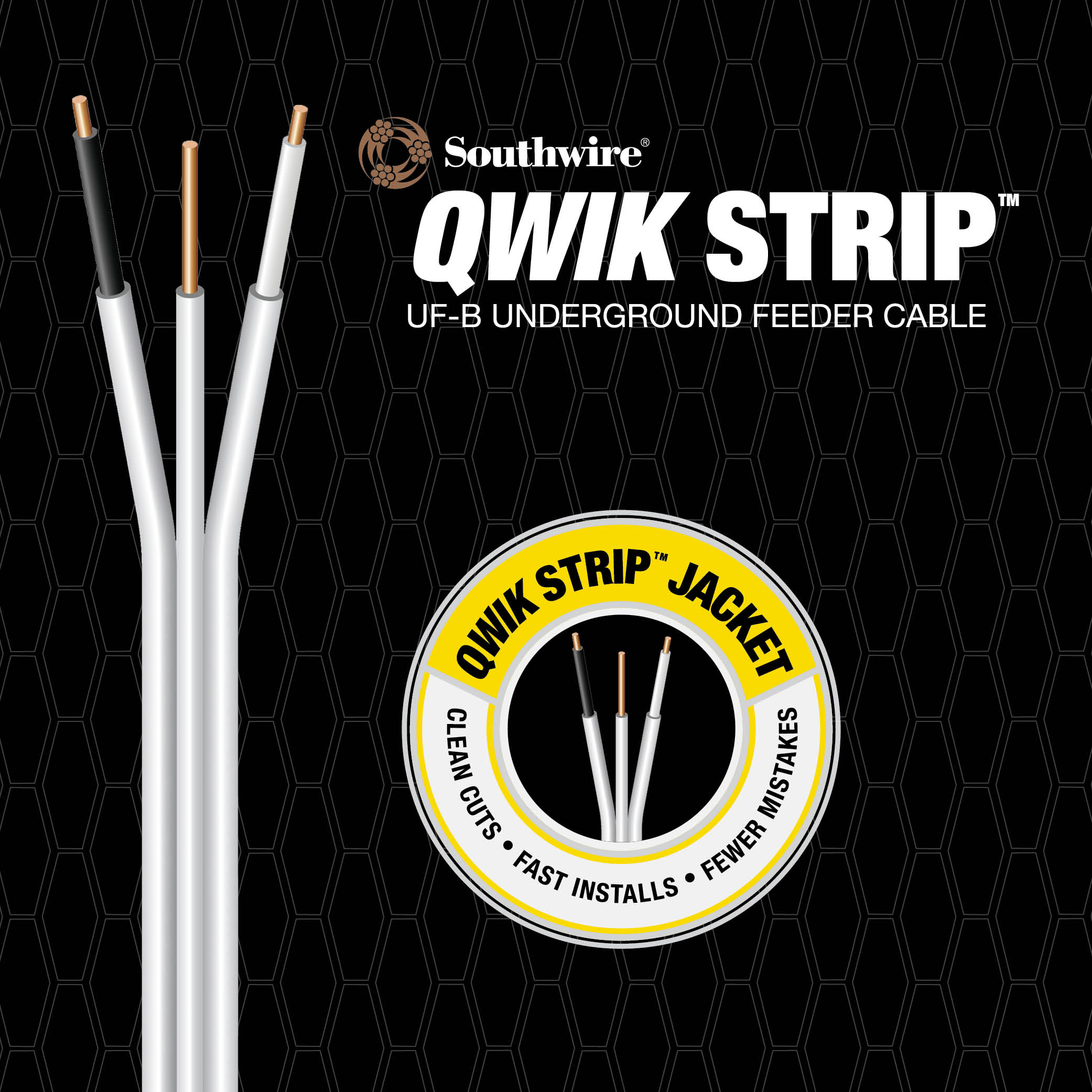 Southwire 250-ft 14 / 2 Qwik Strip UF-B Wire ( By-the-roll )