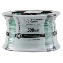 Southwire 500-ft 14 -AWG Green Stranded Copper THHN wire ( By-the-roll )