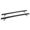 Yakima 60 Inch Aluminum T Slot Jetstream Bar Aerodynamic Crossbars for Roof Rack Systems Compatible with Any Streamline Tower, Black, Set of 2