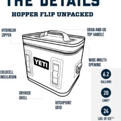 YETI Hopper Flip 18 Cooler - Classic Navy