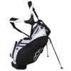 Sun Mountain Men's Eclipse 4.5 Lightweight VLO Hybrid Stand Golf Bag, 14-Way Top, 2025 Model, Black White