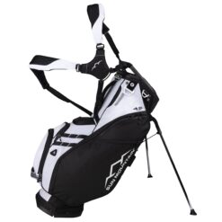 Sun Mountain Men's Eclipse 4.5 Lightweight VLO Hybrid Stand Golf Bag, 14-Way Top, 2025 Model, Black White