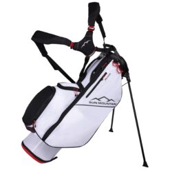 Sun Mountain Kid's Phenom Lightweight Stand Golf Bag 4-Way Top - 2025 Model, White-black-red
