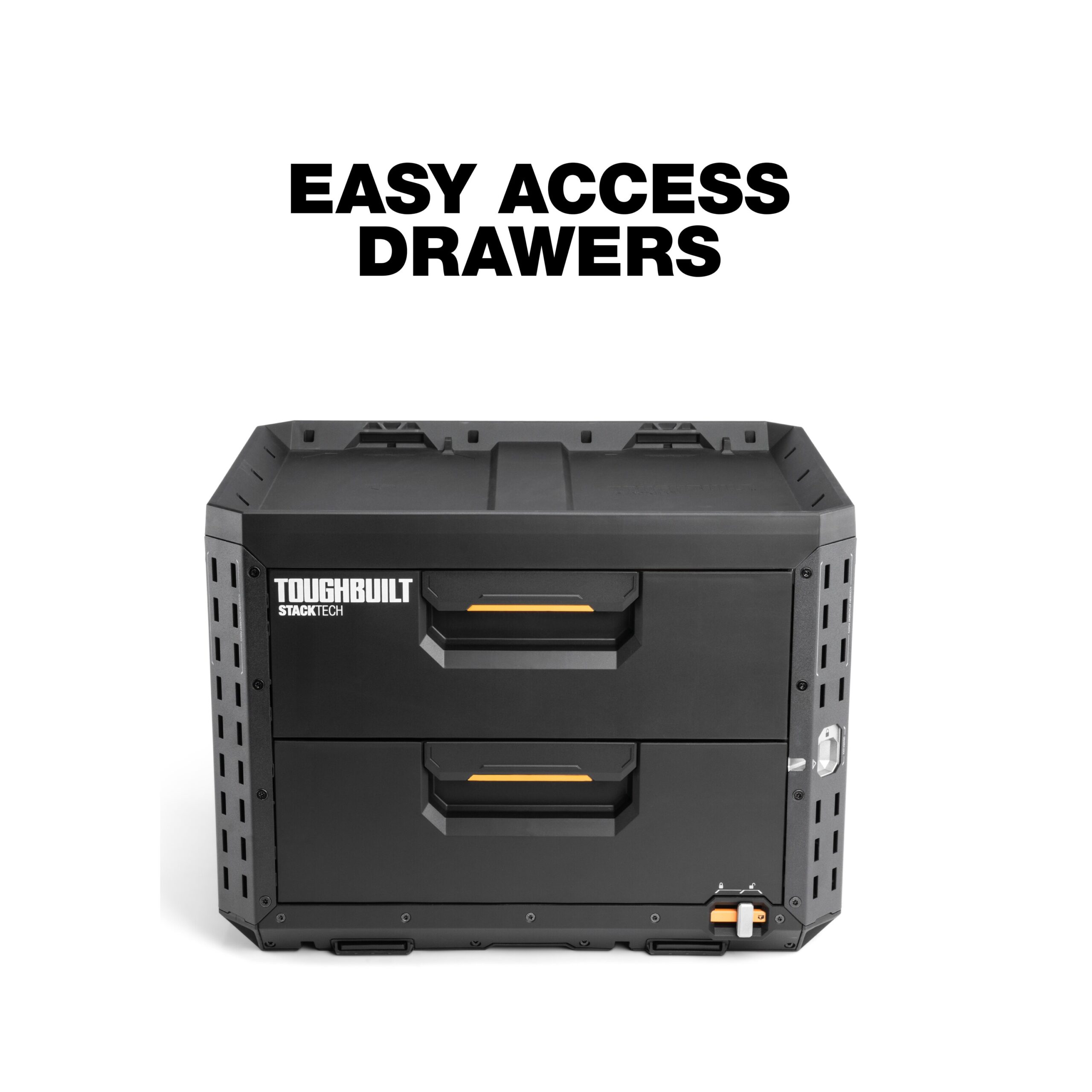 TOUGHBUILT STACKTECH 20.98-in W x 15.55-in H x 15.98-in D BLACK Plastic/Metal Tool Box - Image 5