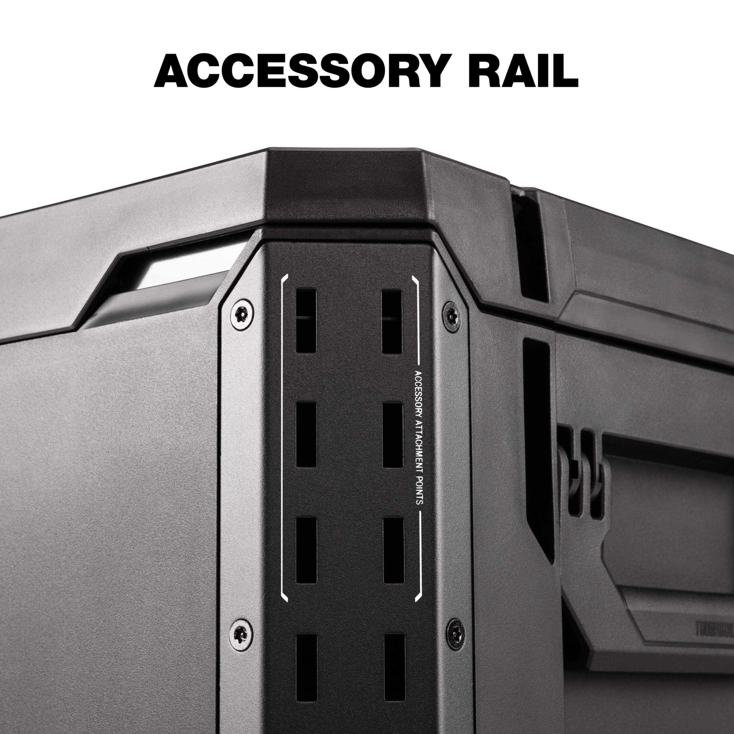 TOUGHBUILT STACKTECH 20.98-in W x 15.55-in H x 15.98-in D BLACK Plastic/Metal Tool Box - Image 6