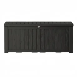 Yardgrace 150 Gallons Water Resistant Resin Lockable Deck Box