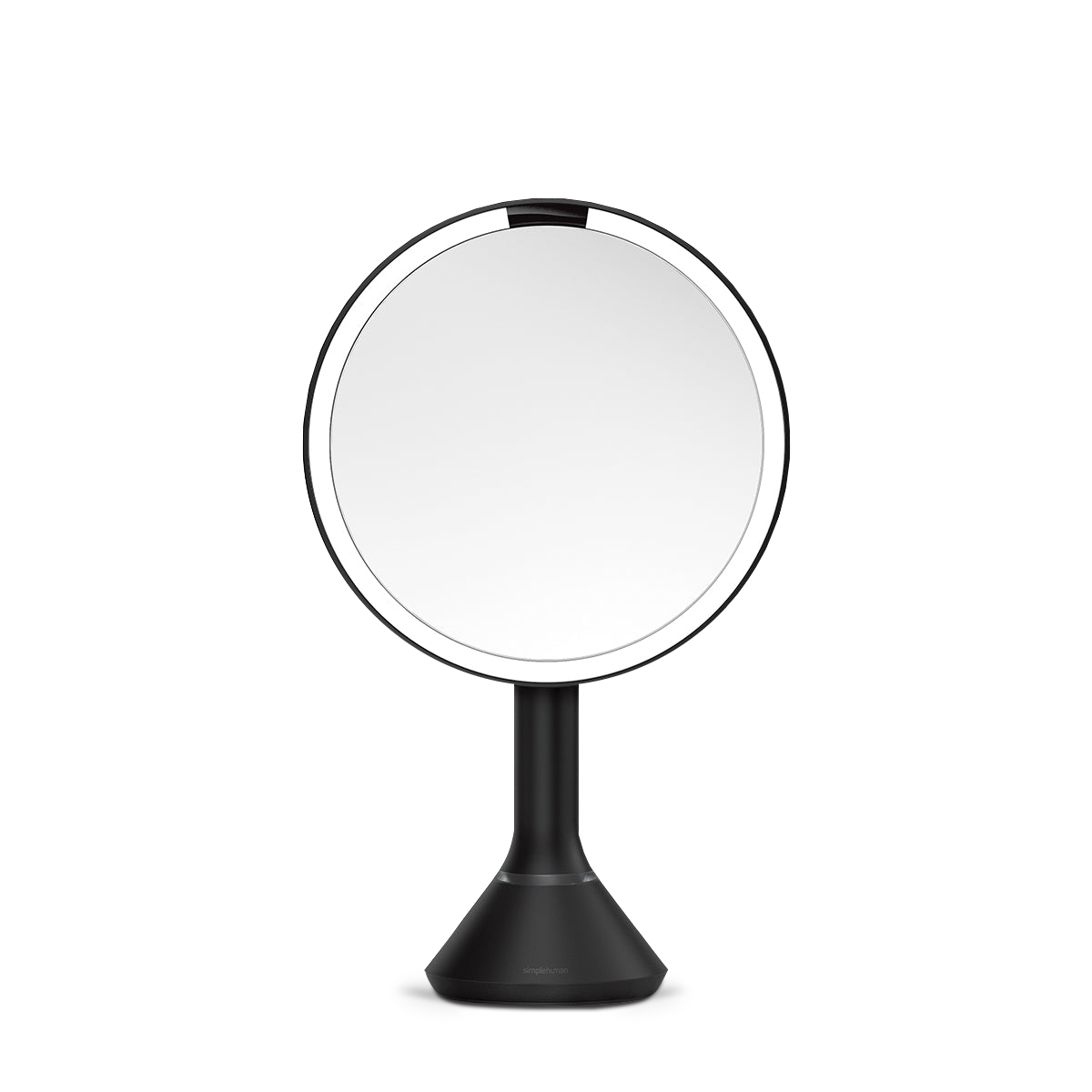 simplehuman 8'' Round Sensor Mirror, Matte Black
