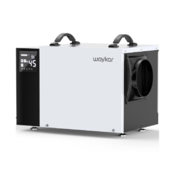 Waykar 125 Pint Crawl Space Dehumidifier with Drain Hose for Basements, Commercial & Water Damage Spaces up to 6500 Sq. Ft., Compact, Strong Dehumidification, 5-Year Quality Coverage