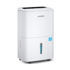 Waykar Max 80 Pint/D(Standard 62Pint/D) Energy Star Home Dehumidifier for Spaces up to 5,000 Sq. Ft, Ideal for Basement, Bathroom and Large Room with Drain Hose, Portable, Auto Defrost and Self-Drying