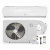Garvee 9000 BTU Mini Split Air Conditioner Heat Pump 115V Energy Efficient Inverter Ductless System Complete Installation Kit