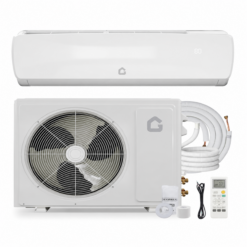 Garvee 9000 BTU Mini Split Air Conditioner Heat Pump 115V Energy Efficient Inverter Ductless System Complete Installation Kit