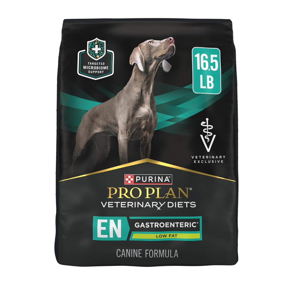 Purina Pro Plan Veterinary Diets EN Gastroenteric Low Fat Canine Formula Dog Food Dry Recipe - 16.5 lb. Bag