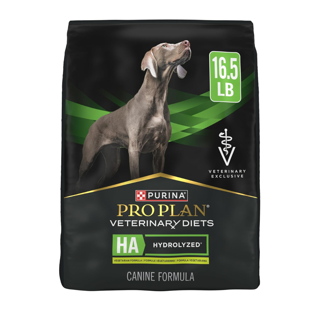 Pro Plan Veterinary Diets Purina HA Hydrolyzed Protein Dog Food Dry Vegetarian Formula - 16.5 lb. Bag