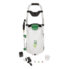 FlowZone Monsoon 2.5 Battery Powered Backpack Sprayer - Variable-Pressure 5-Position Wheeled Lawn Sprayer - 9 Gallon