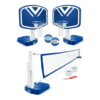 GoSports Splash Hoop 2-in-1 Full Court Pool Basketball & Volleyball Game Set
