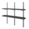 Suncast 10-in x 49.65-in Black Resin Storage Shed Shelf