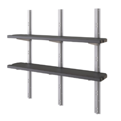 Suncast 10-in x 49.65-in Black Resin Storage Shed Shelf