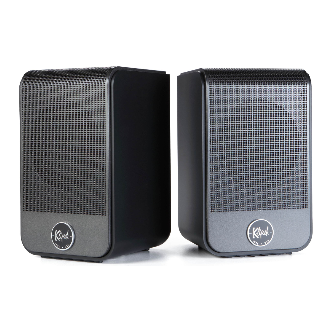 Klipsch Flexus SURR 100 Surround Sound Speakers with Immersive Dolby Atmos Technology - Black