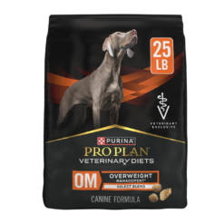 Pro Plan Veterinary Diets Purina OM Select Blend Overweight Management with Chicken Canine Formula Dry Dog Food - 25 lb. Bag
