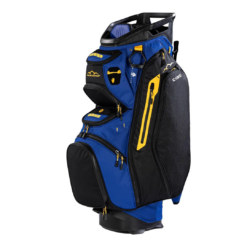 Sun Mountain Men's C130 Lightweight Cart Golf Bag, 14-Way Top, 2026 Model, Falcon Blue-Black-Citron