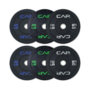 CAP 2-inch Olympic Bumper Plate Weight Set | 160 lbs | Multiple Colors | Storage Rack Optional