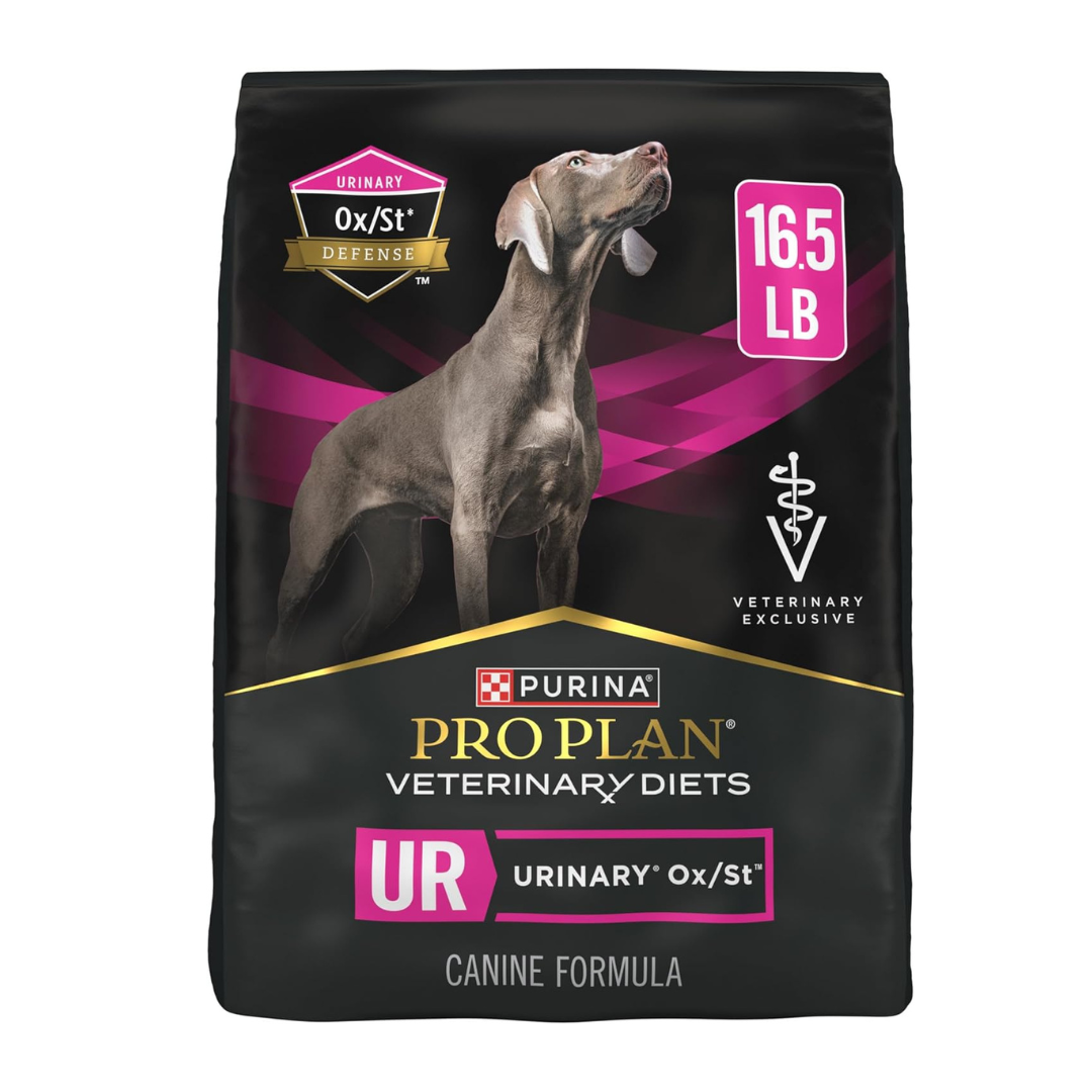 Pro Plan Veterinary Diets Purina UR Urinary Ox/St Canine Formula Dog Food Dry Kibble - 16.5 lb. Bag